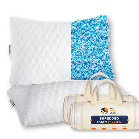 Oreiller ajustable en mousse à mémoire de forme – Ergonomique & respirant (2ème à -50%)